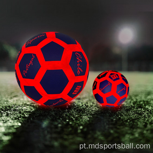 Bola de futebol iluminado com LED